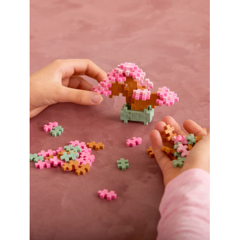 Plus-Plus Bonsai Roz - Set Constructie Creativ - imagine 5
