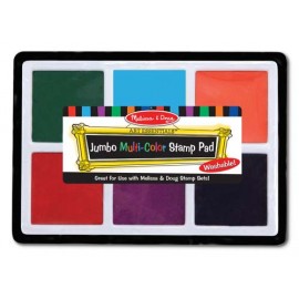 Tusieră Jumbo Melissa & Doug, 6 Culori Lavabile