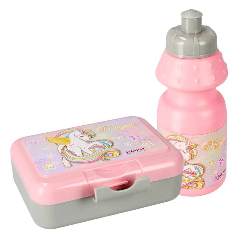 Set Starpak Unicorn Școală | Caserolă + Recipient 350ml