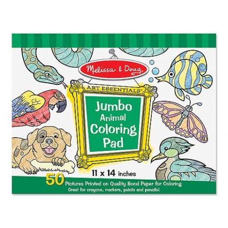 Melissa & Doug Caiet Colorat Animale Jumbo