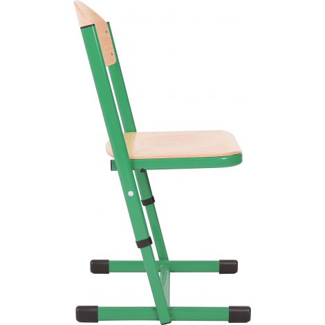 Scaun școlar Moje Bambino, ranforsat, reglabil, verde - imagine 2