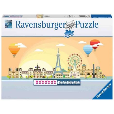 Puzzle Panorama Paris 1000 Piese Ravensburger - imagine 2