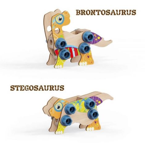 Quercetti Bio Set Dino - Constructie Creativa - imagine 4