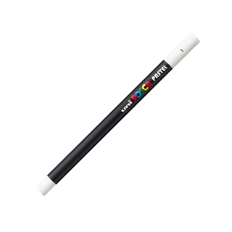 Creion Pastel Posca KPA-100.1 Alb, 1.0-6.8mm