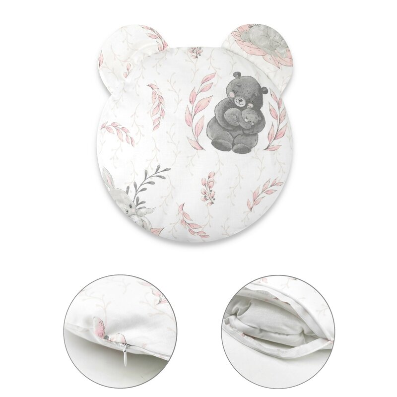Perna Ergonomică Ursulet MimiNu Lulu Rose - imagine 2