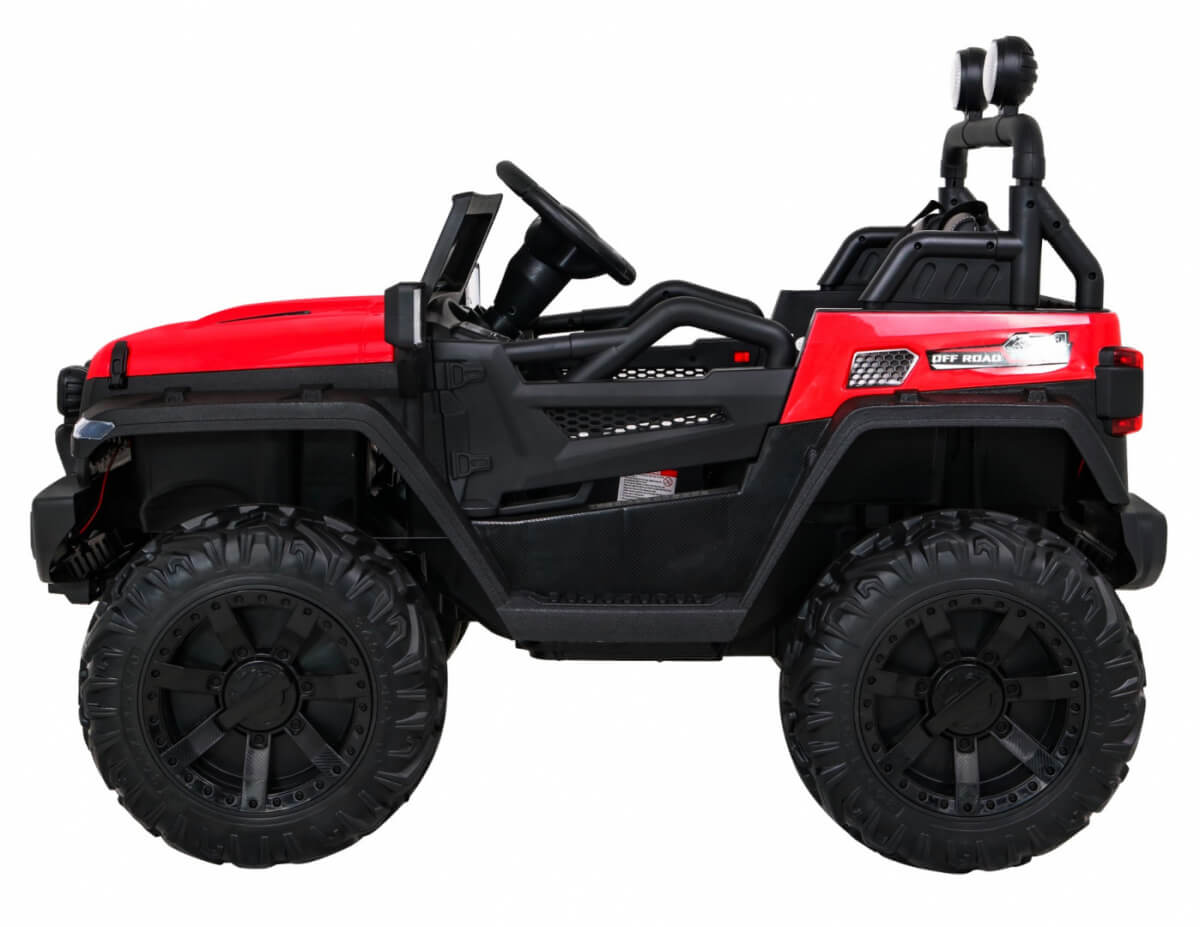 Masinuta Electrica Off-Road 4x4 Rosu - Autokids - imagine 6