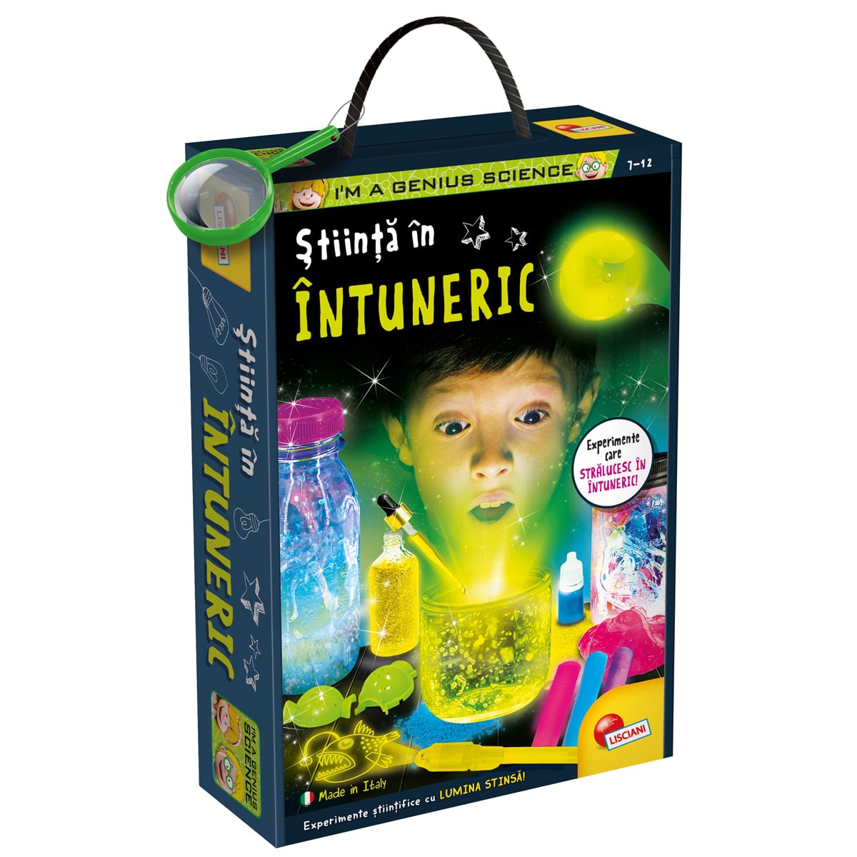 Set Știință Intunecata Lisciani | Experimente Fosforescente