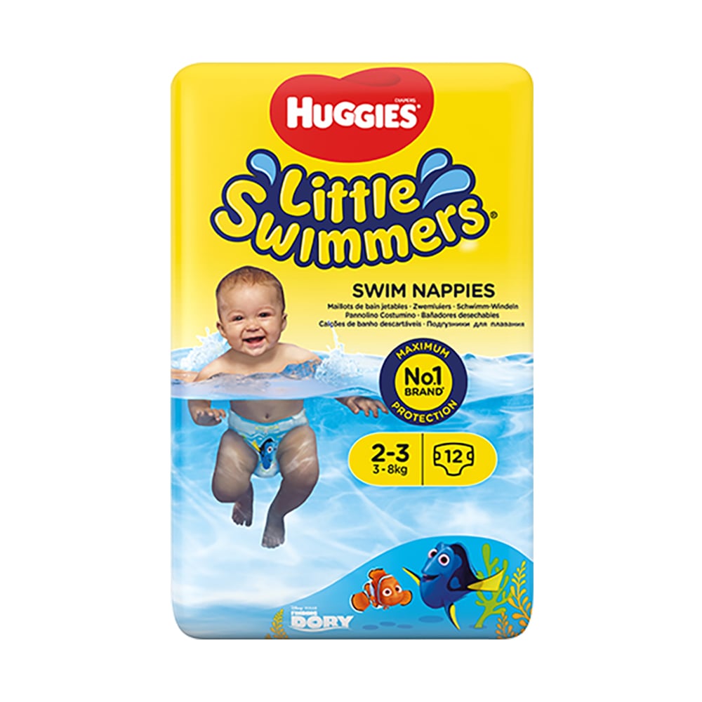 Scutece Baie Huggies Little Swimmers 2-3, 3-8kg