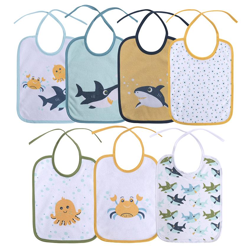 Set 7 Bavete Bumbac Lorelli, Snur, 20x25.5 cm - imagine 9