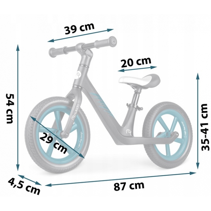Bicicleta Fără Pedale Nukido - Învățare Mers - imagine 5