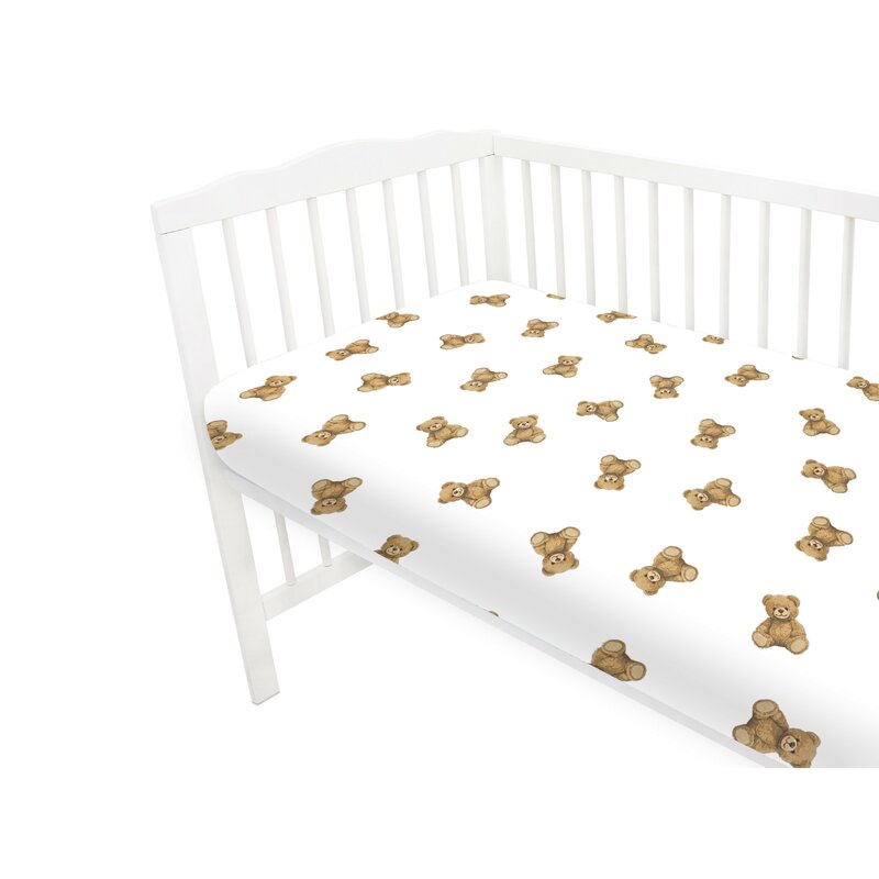 Cearceaf elastic Qmini bumbac certificat 120x60 cm - imagine 2