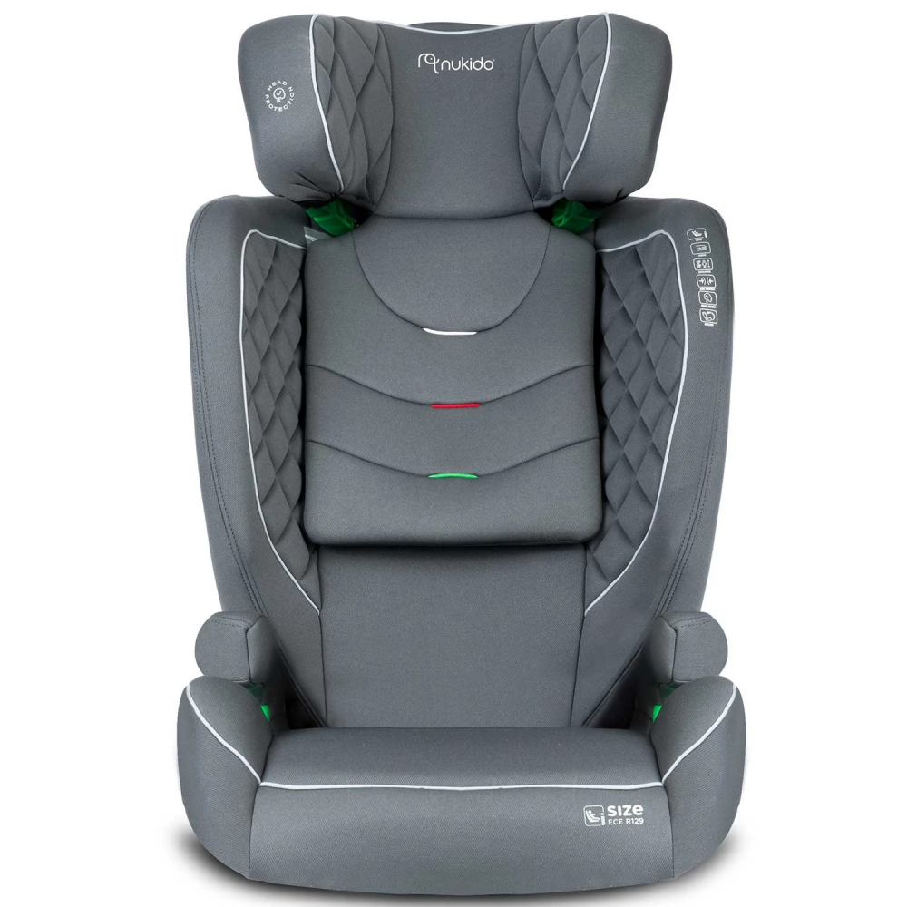 Scaun Auto Nukido Louis ISOFIX 100-150 cm Gri - imagine 7
