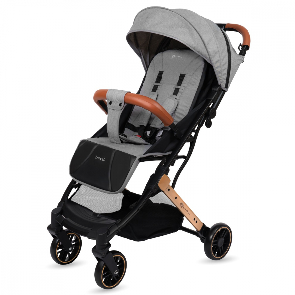 Carucior Sport AppeKids Travel Grey - Ultraportabil - imagine 5