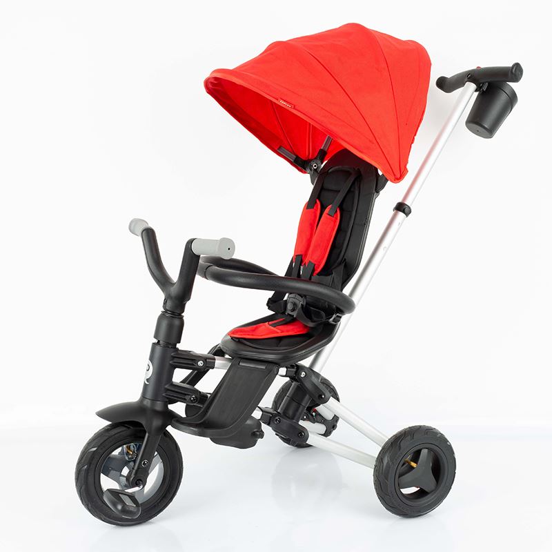 Tricicleta Qplay Nova Rosu Ultrapliabila, Aluminiu - imagine 3