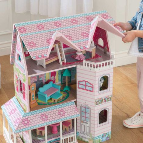 Casuta din lemn pentru papusi Kidkraft Abbey Manor - imagine 2