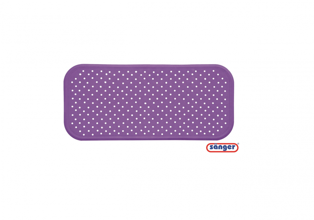 Covor Antiderapant Cada Sanger, 76x34 cm, Violet