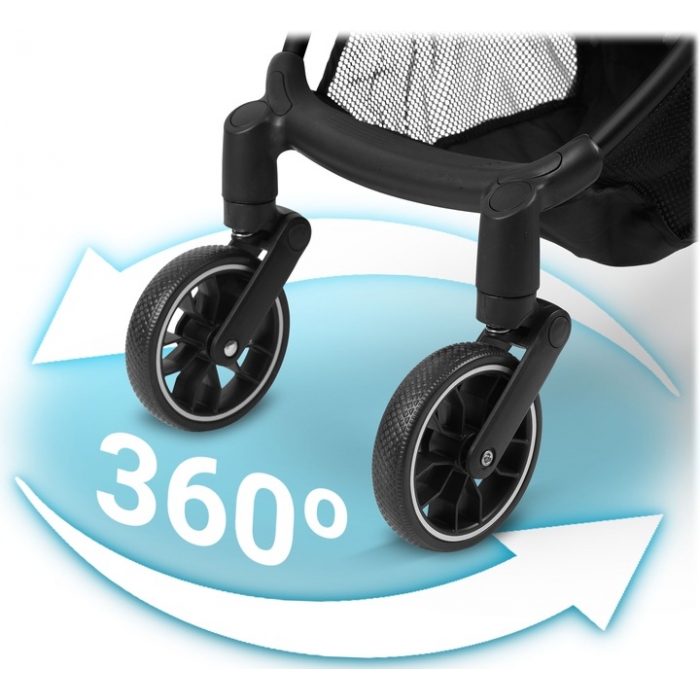 Carucior Nukido Paseo Roz - Pliere Compacta - imagine 6