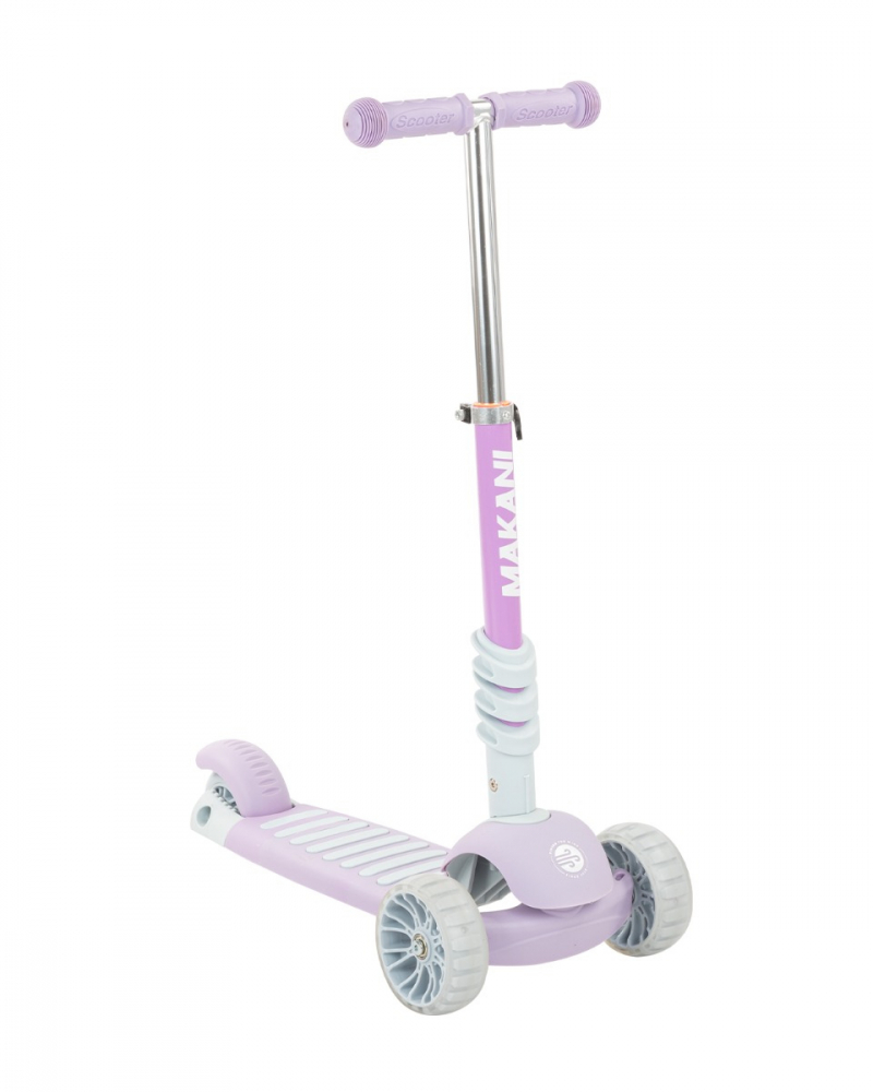 Trotineta 3in1 Makani BonBon Candy Lilac cu LED - imagine 3