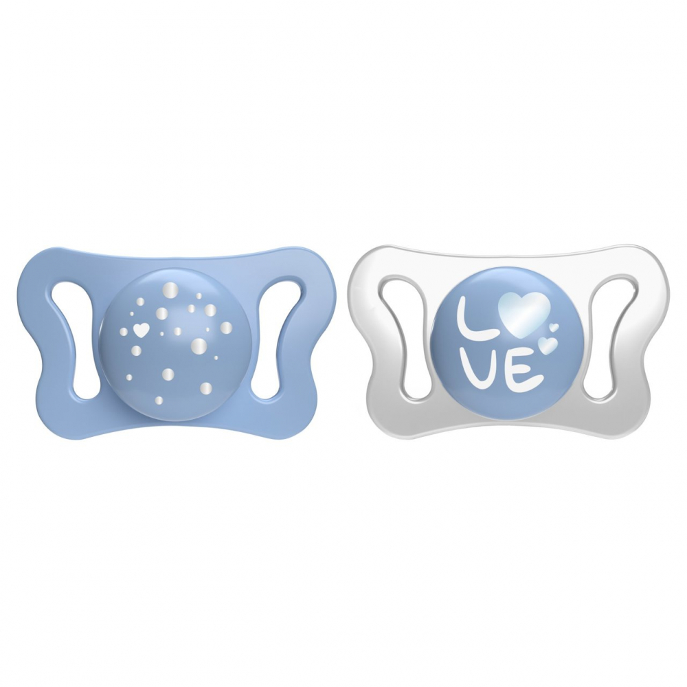 Suzeta Chicco PhysioForma Micro Blue, 0-2 luni - imagine 4