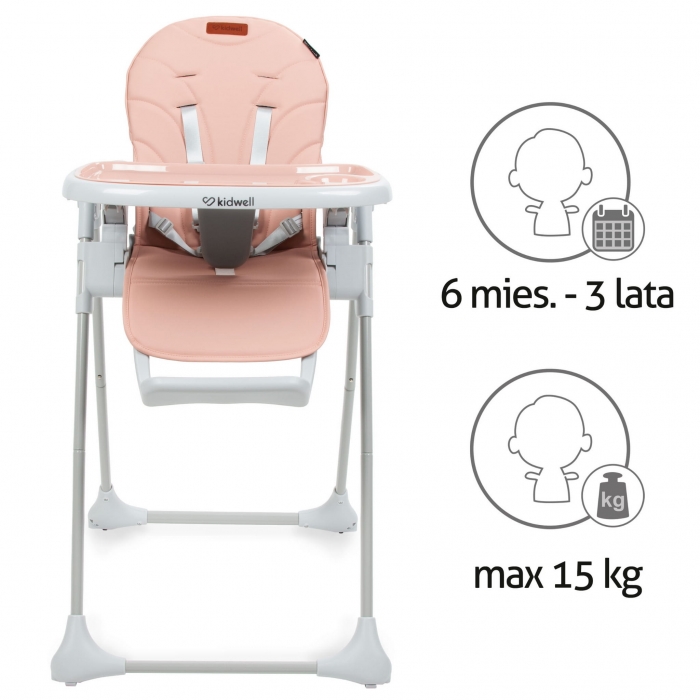 Scaun Masa Kidwell Beno Pink, Pliabil și Funcțional - imagine 4