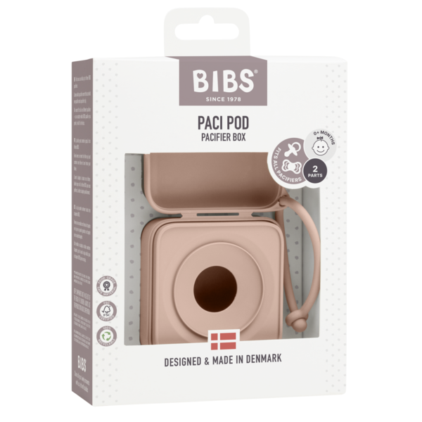 Cutie Multifuncțională Bibs Blush - Depozitare Suzete - imagine 4