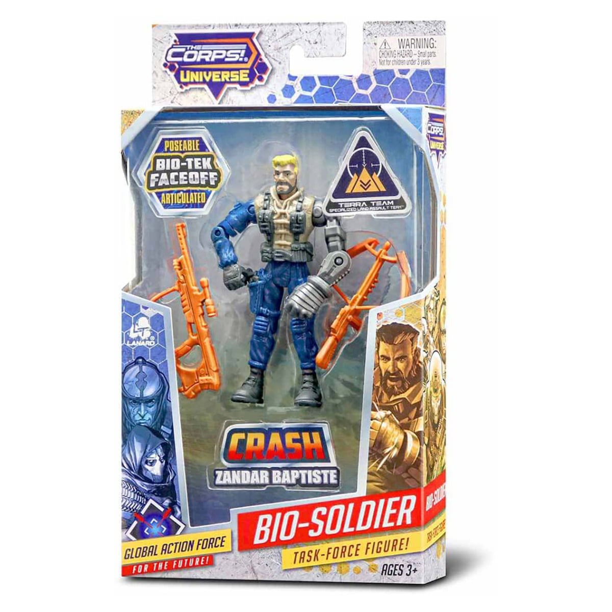 Set Soldat Zandar Baptiste Lanard Toys | 10cm