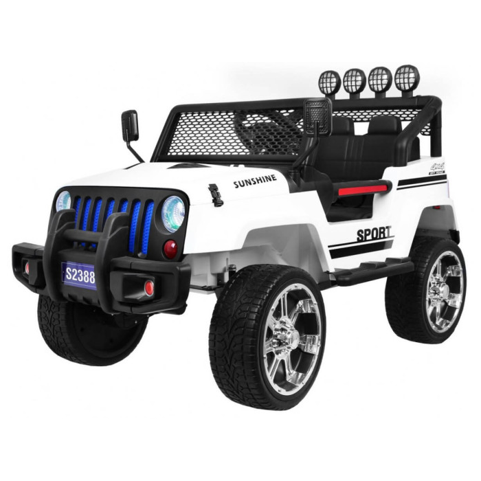 Masinuta Electrica 4x4 Raptor S2388 Alba | Autokids