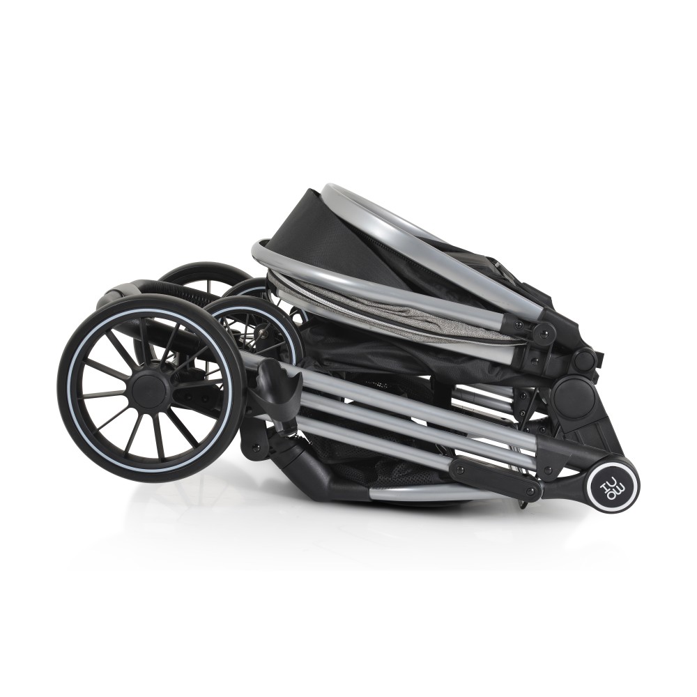 Carucior 2in1 Moni Kali Grey, Husa Picioare - imagine 2