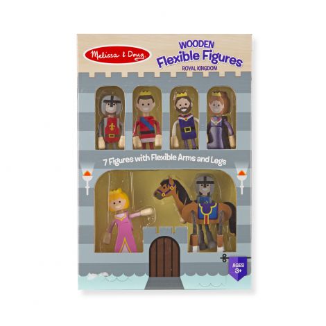 Set Familia Regala Figurine Flexibile Melissa & Doug - imagine 3