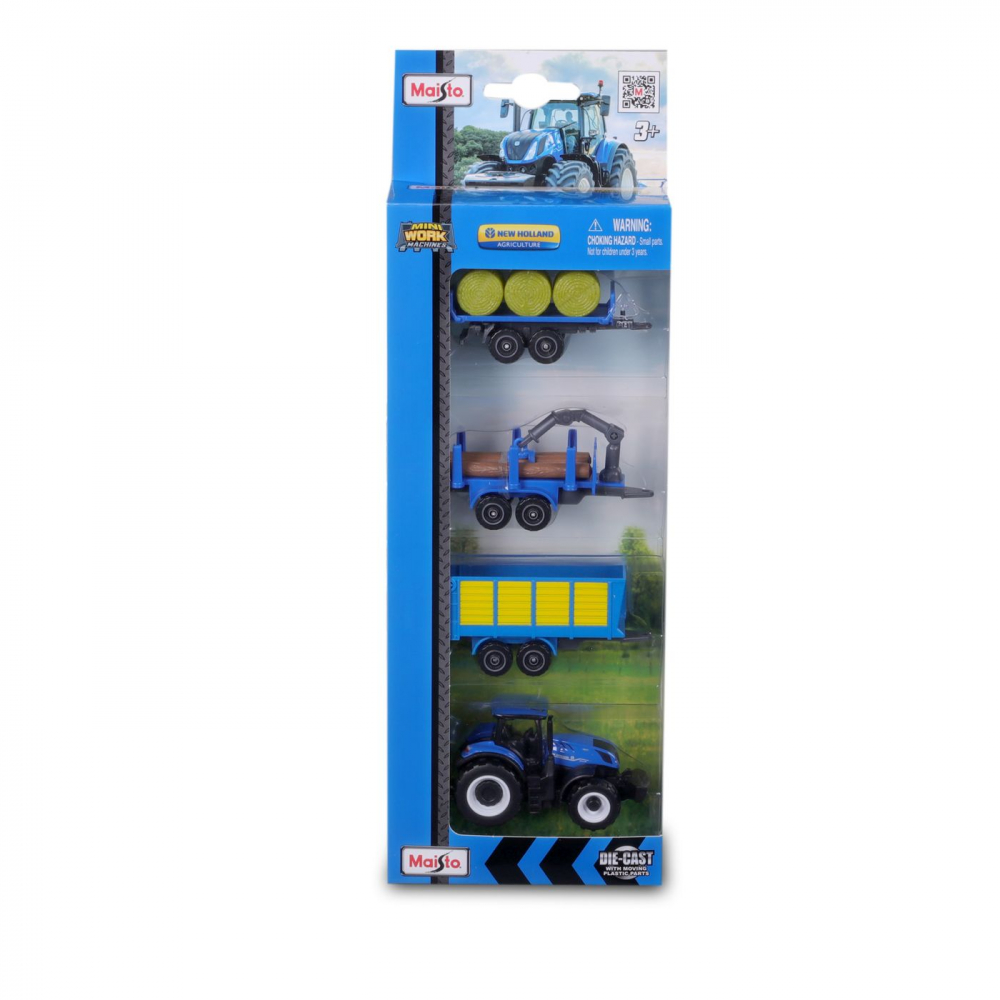 Set 4 Utilaje New Holland Maisto Metal