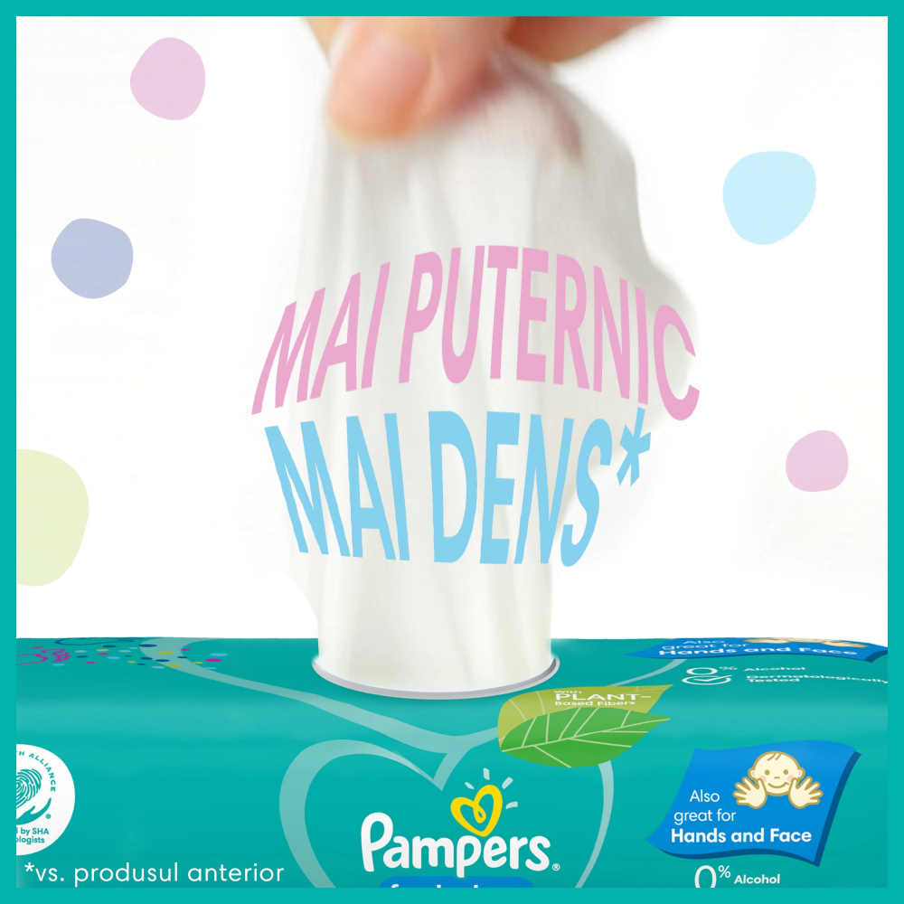 Șervețele Umede Pampers Fresh Clean, 104 bucăți - imagine 3