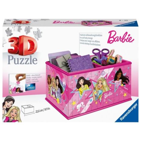 Puzzle 3D Barbie cu Cutie Depozitare | Ravensburger - imagine 2