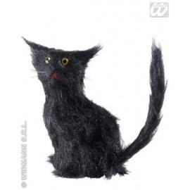 Decor Pisică Neagră Halloween 12cm - Widmann