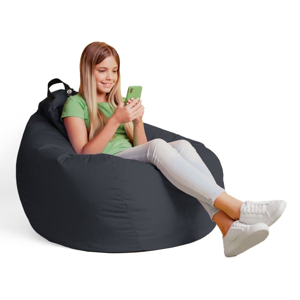 Fotoliu Puf Updeco Chroma Black XL Relaxare - imagine 2
