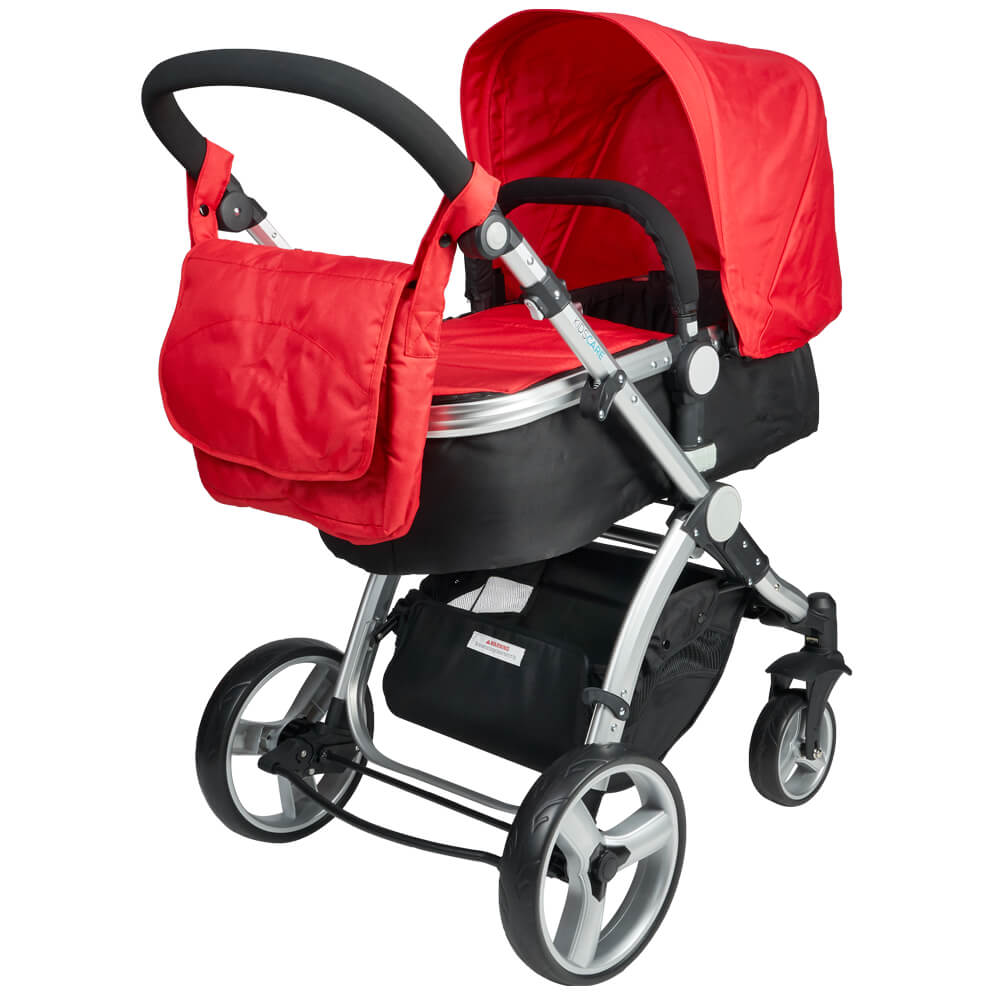 Carucior 2 in 1 Veneto Rosu Kidscare, 0-3 Ani - imagine 8
