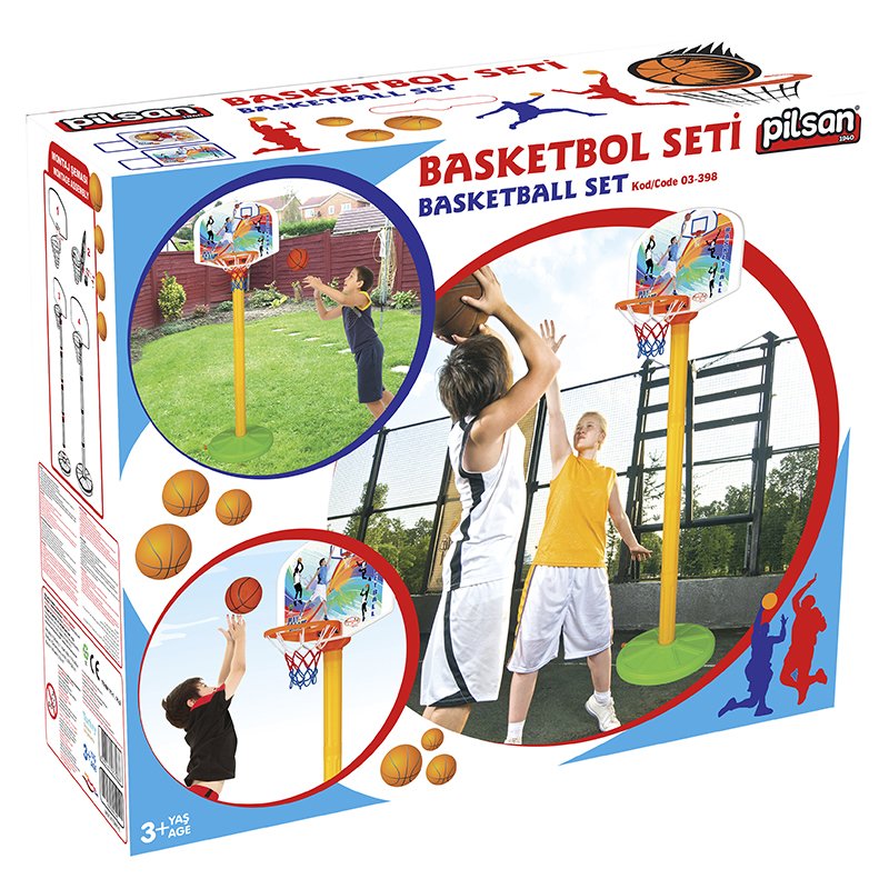 Cos de baschet reglabil Super Basketball Pilsan - imagine 4