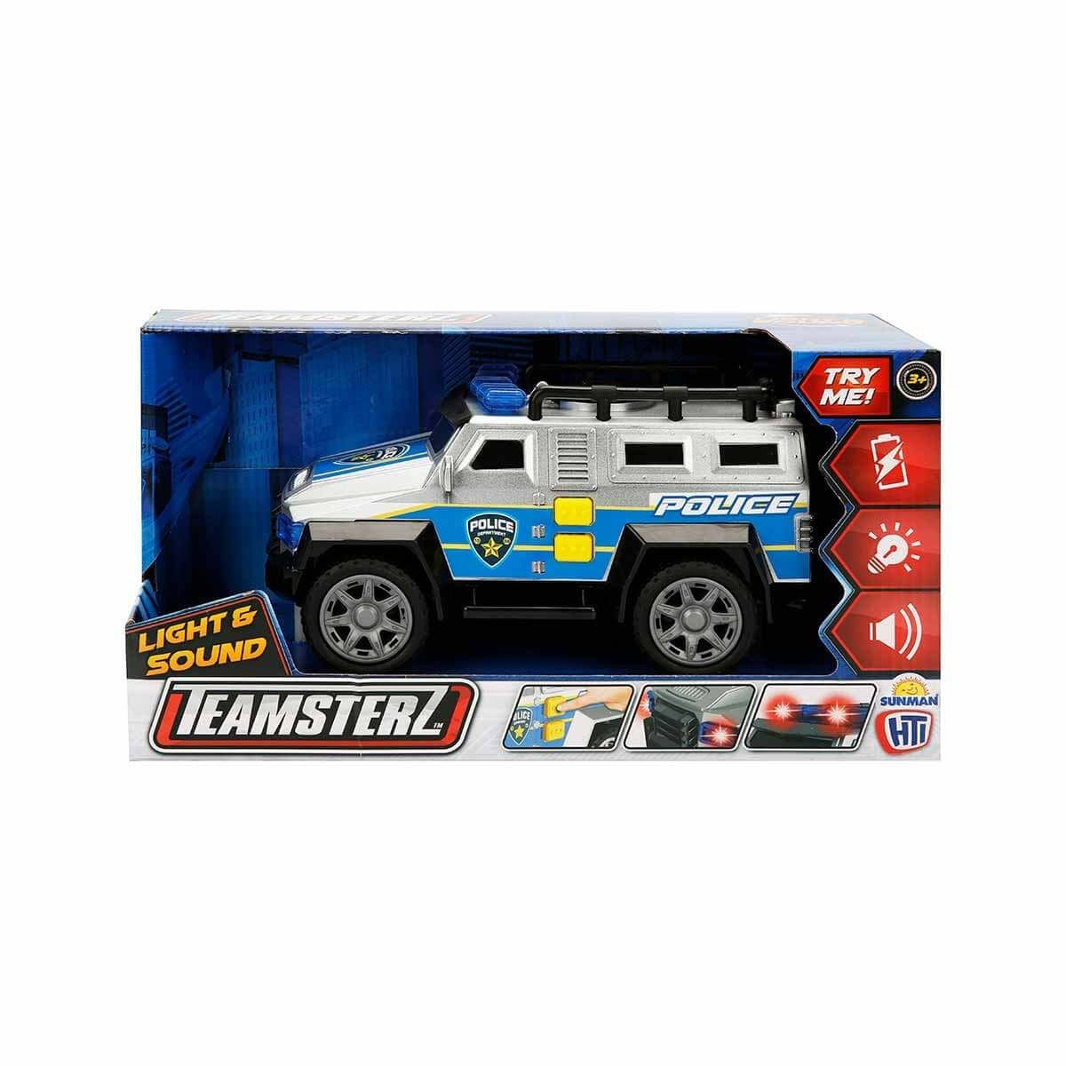 Teamsterz Masina Politie SWAT 4x4 cu Lumini si Sunete