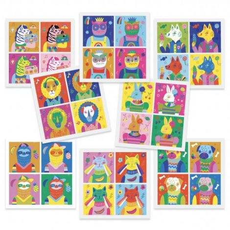 Colaj Djeco Andy Warhol | Artă Pop Creativă - imagine 2