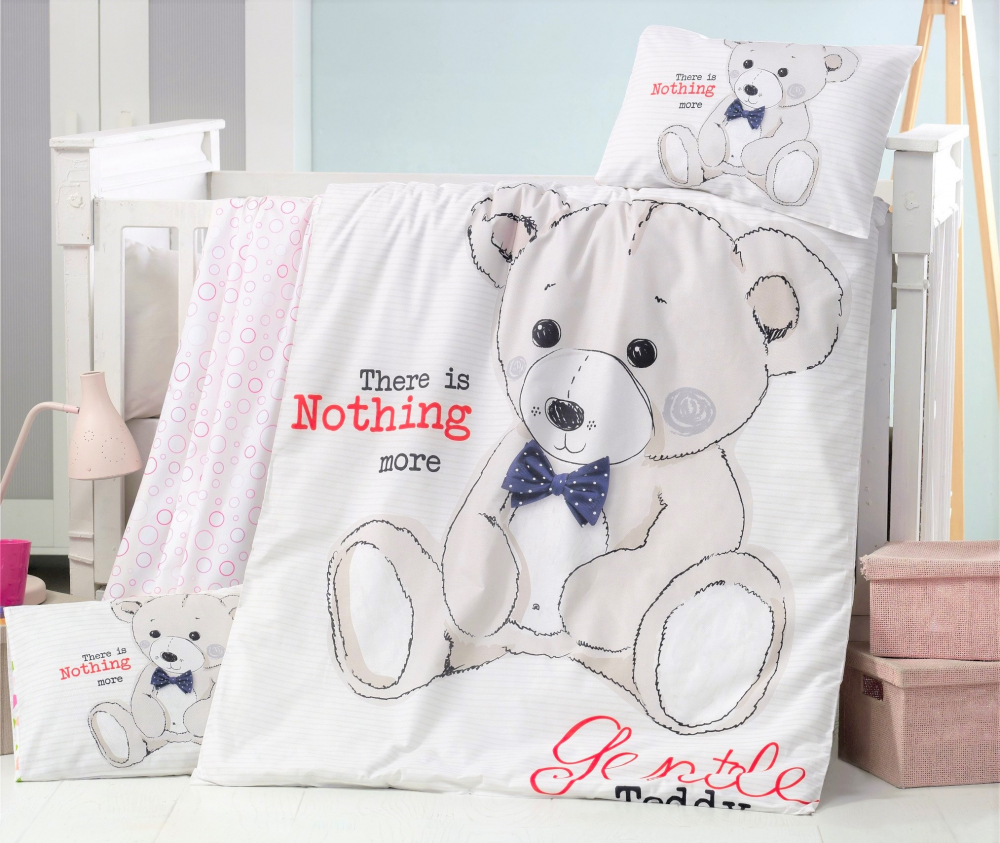 Set Lenjerie Copil Bumbac Ranforce Victoria Home - imagine 2