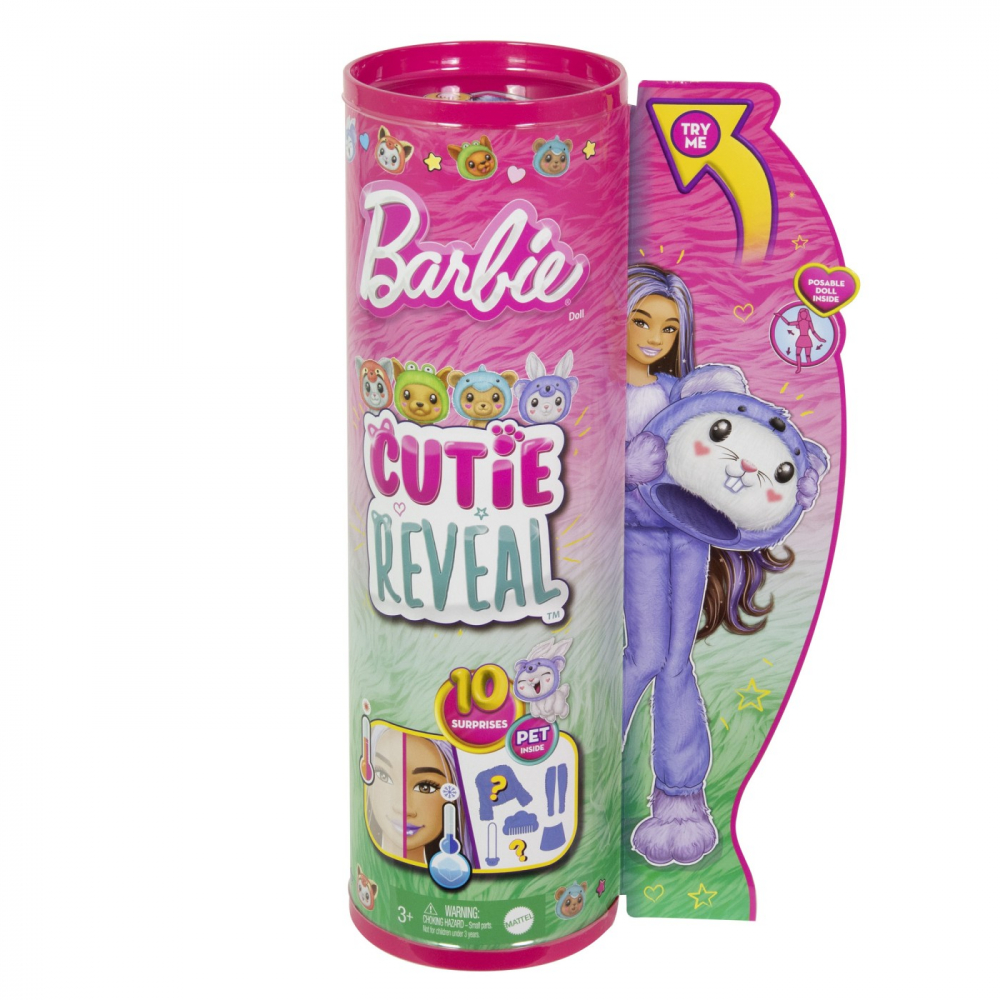 Păpușă Barbie Cutie Reveal Mattel - 3 Costume