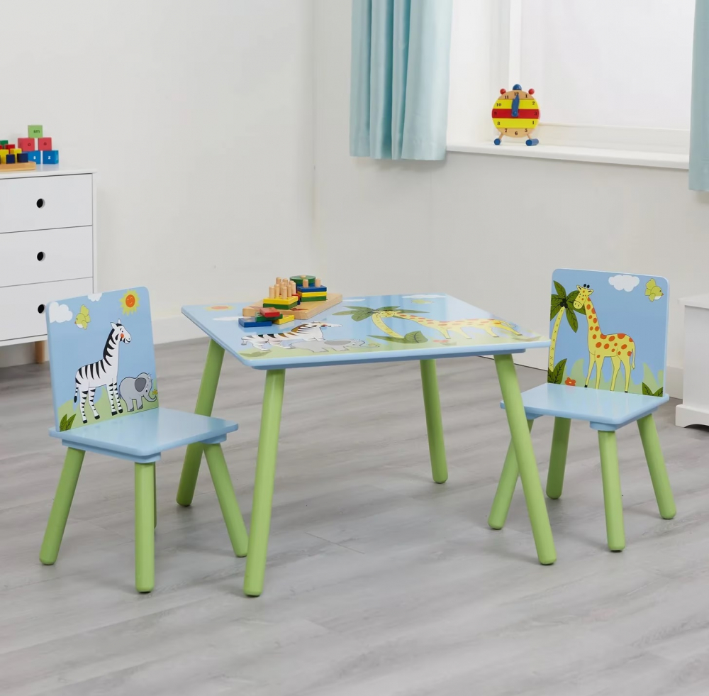 Set Masă și 2 Scaune Ginger Home Savanna Lemn - imagine 7