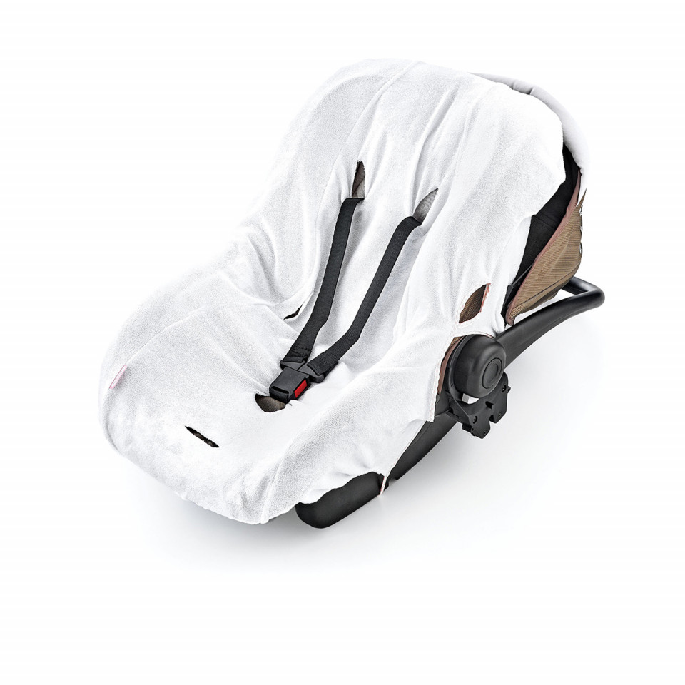 BabyJem Husa Universală Scaun Auto Alb - imagine 2