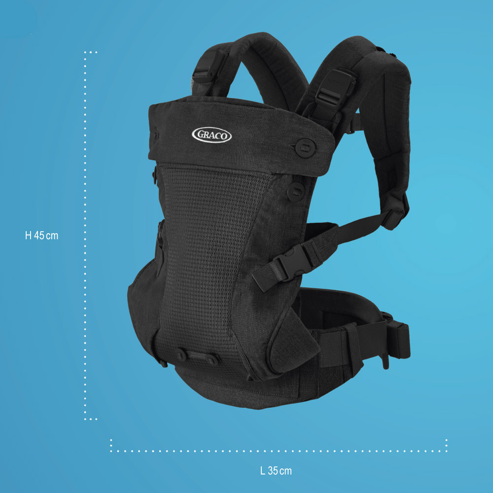 Sistem Purtare Graco Cradle Me 4 in 1, Onix Black - imagine 7