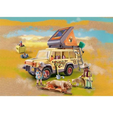 Playmobil Set Safari: Vehicul de Teren și Lei - imagine 3