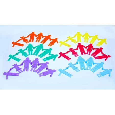 Set 36 Figurine Familie Tickit | Joaca Translucida - imagine 4