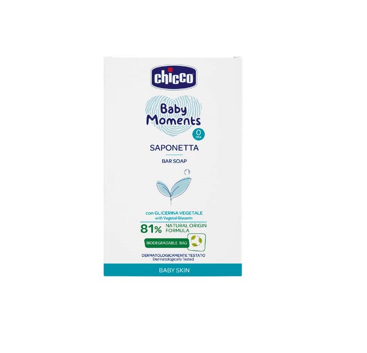 Săpun Solid Chicco Baby Skin, 0 luni+, 100g