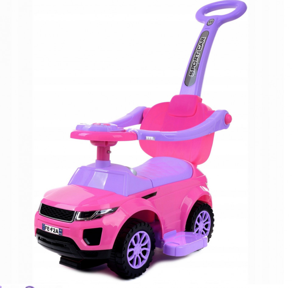 Masinuta Eurobaby Range Rover Roz, cu Sunete si Lumini - imagine 2