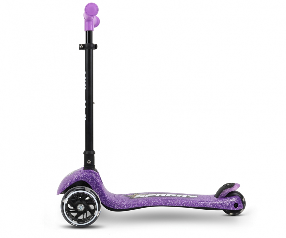 Milly Mally Sparky Violet - Trotineta LED Pliabilă - imagine 2