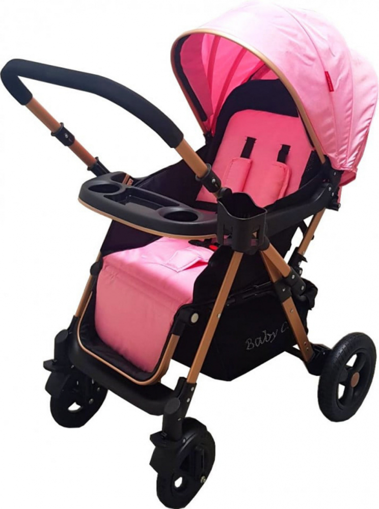 Carucior Baby Care PRO 511 Roz - Usor si Practic - imagine 4