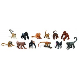 Tub Figurine Maimute Safari Ltd. - Set 12 Piese - imagine 2